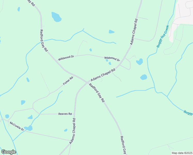 map of restaurants, bars, coffee shops, grocery stores, and more near 4192 Adams Chapel Road in Dearing