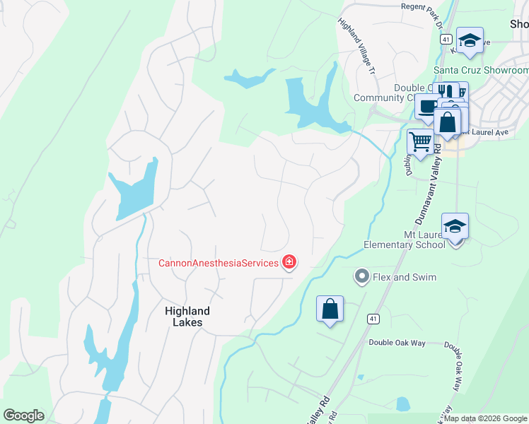 map of restaurants, bars, coffee shops, grocery stores, and more near 6062 English Village Lane in Birmingham