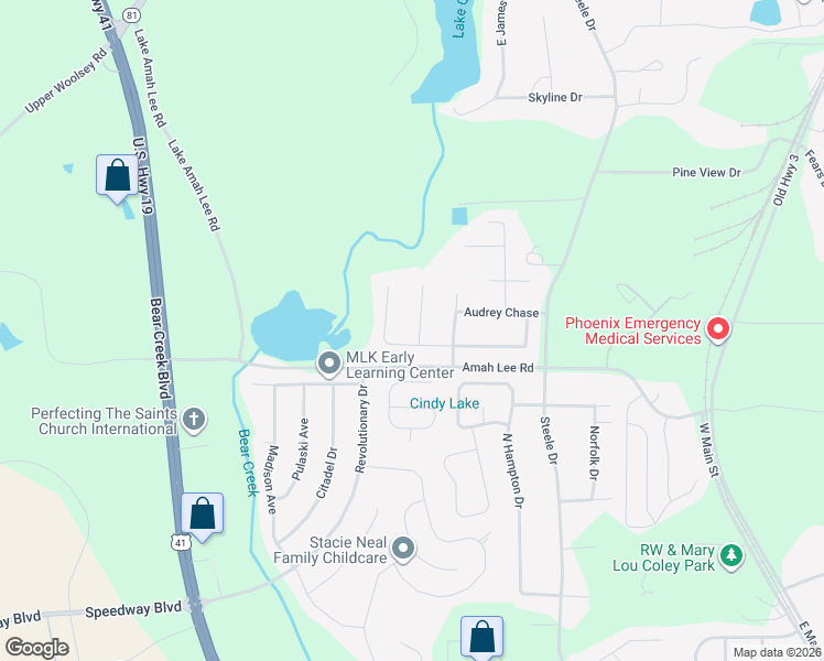 map of restaurants, bars, coffee shops, grocery stores, and more near 805 Marcus Lane in Hampton