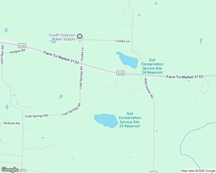 map of restaurants, bars, coffee shops, grocery stores, and more near 1712 Farm to Market Road 3133 in Van Alstyne