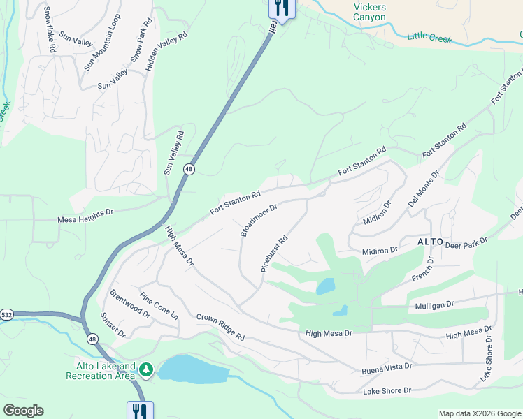 map of restaurants, bars, coffee shops, grocery stores, and more near 201-205 Broadmoor Dr in Lincoln