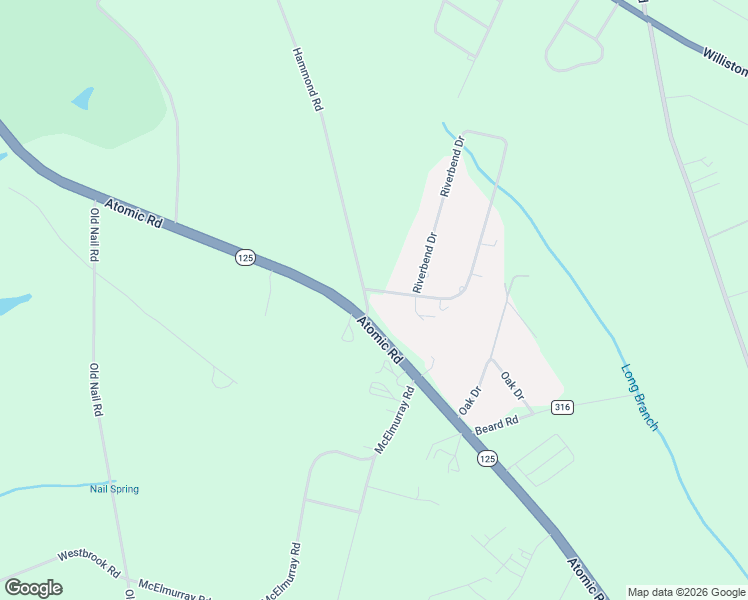 map of restaurants, bars, coffee shops, grocery stores, and more near 110 Riverbend Drive in Beech Island