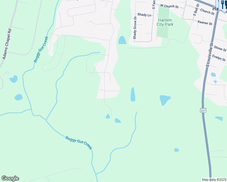 map of restaurants, bars, coffee shops, grocery stores, and more near 6607 Fite Drive in Harlem