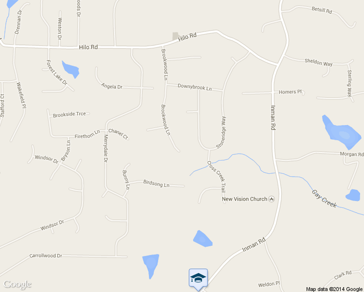 map of restaurants, bars, coffee shops, grocery stores, and more near 270 Brookwood Lane in Fayetteville