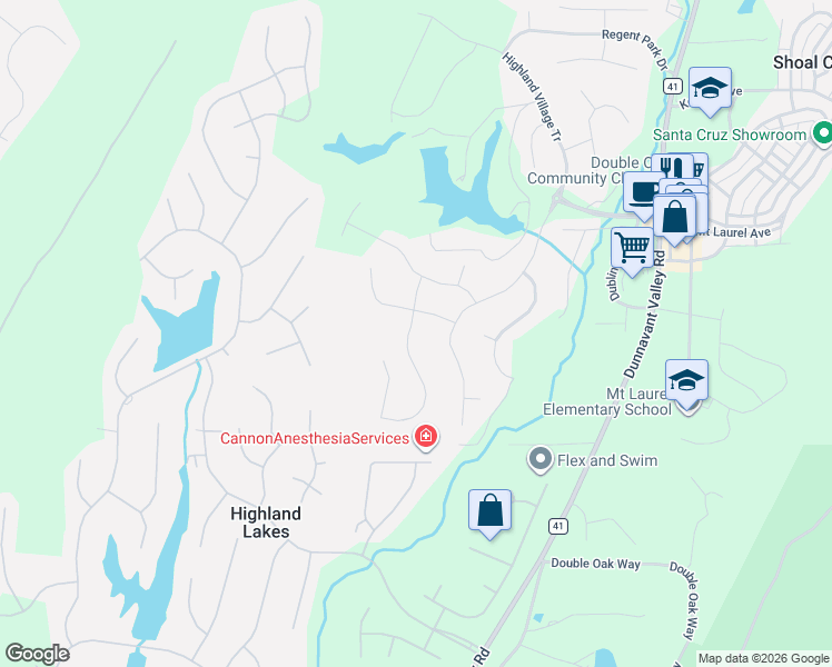map of restaurants, bars, coffee shops, grocery stores, and more near 6029 English Village Lane in Birmingham