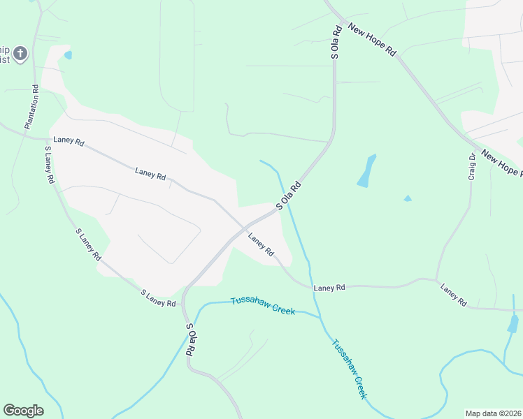 map of restaurants, bars, coffee shops, grocery stores, and more near 1078 South Ola Road in McDonough