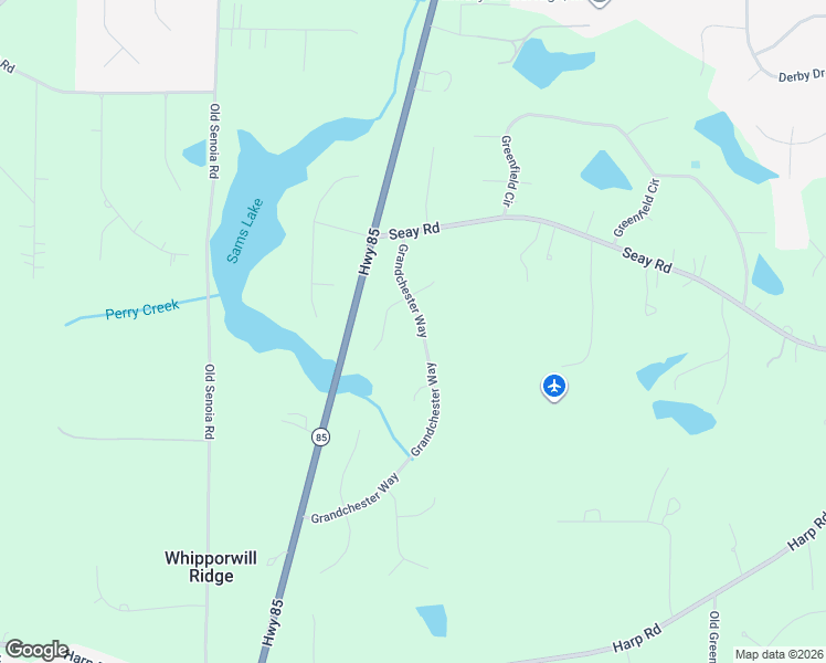 map of restaurants, bars, coffee shops, grocery stores, and more near 165 Grandchester Way in Fayetteville
