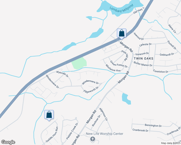 map of restaurants, bars, coffee shops, grocery stores, and more near 2834 Brentway Drive in Hephzibah