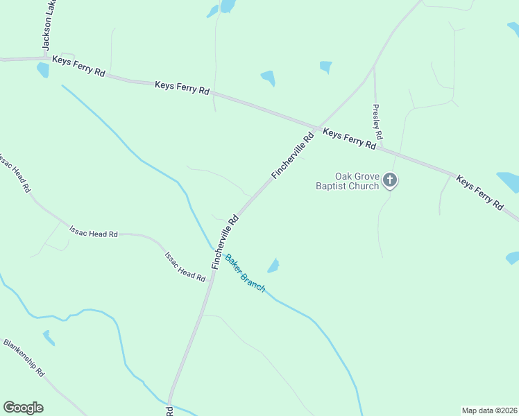 map of restaurants, bars, coffee shops, grocery stores, and more near 1120 Fincherville Road in Jackson