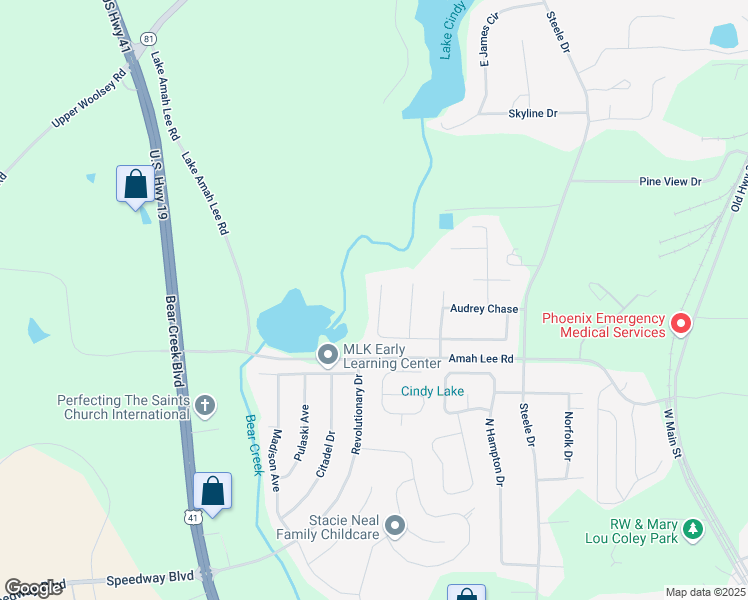 map of restaurants, bars, coffee shops, grocery stores, and more near 705 Burtons Cove in Hampton