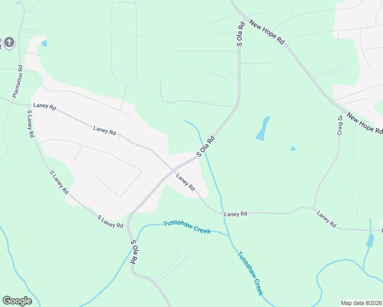 map of restaurants, bars, coffee shops, grocery stores, and more near 1078 South Ola Road in McDonough