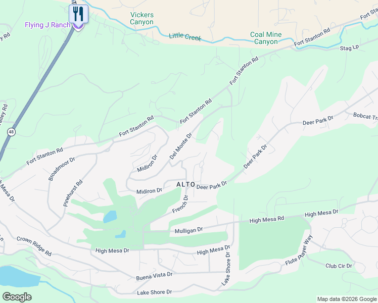 map of restaurants, bars, coffee shops, grocery stores, and more near 146 Tennis Club Drive in Alto