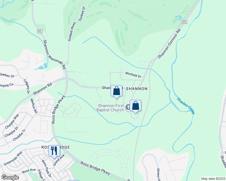 map of restaurants, bars, coffee shops, grocery stores, and more near in Shannon