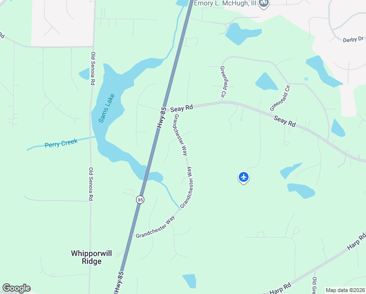 map of restaurants, bars, coffee shops, grocery stores, and more near 165 Grandchester Way in Fayetteville