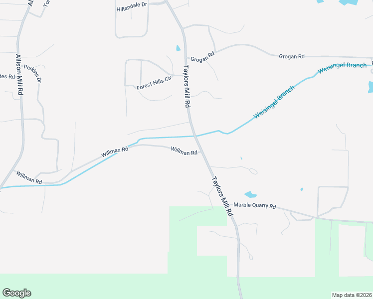 map of restaurants, bars, coffee shops, grocery stores, and more near 2410 Taylors Mill Road in Talladega