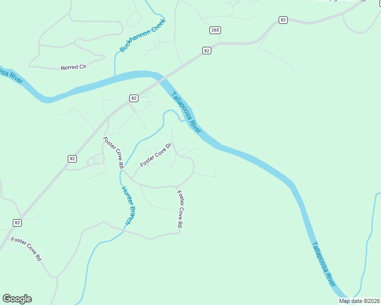 map of restaurants, bars, coffee shops, grocery stores, and more near 84 Foster Circle in Lineville