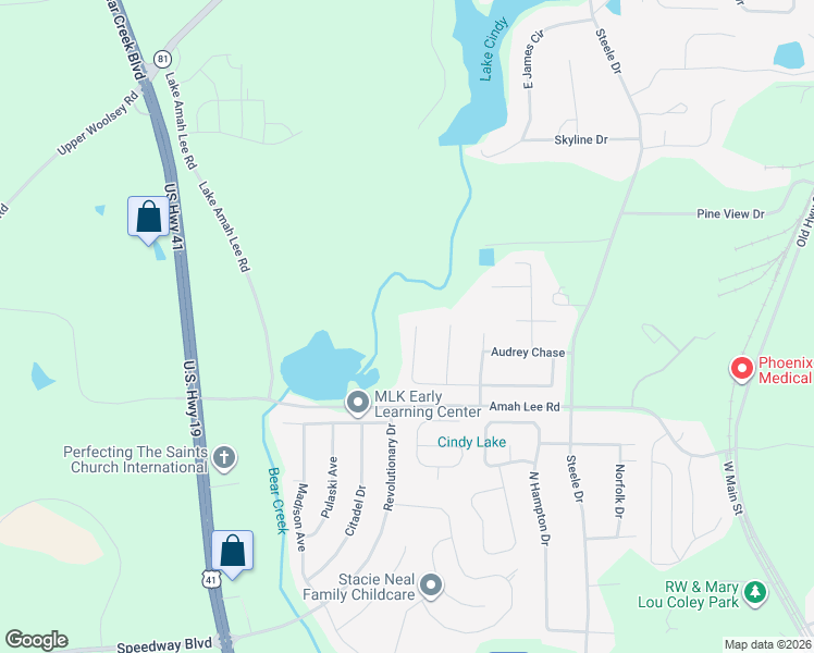 map of restaurants, bars, coffee shops, grocery stores, and more near 713 Burtons Cove in Hampton