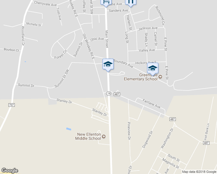 map of restaurants, bars, coffee shops, grocery stores, and more near 762 Main Street in New Ellenton