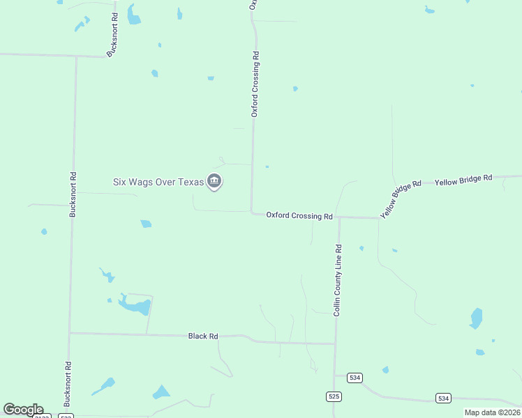 map of restaurants, bars, coffee shops, grocery stores, and more near 974 Oxford Crossing Road in Van Alstyne
