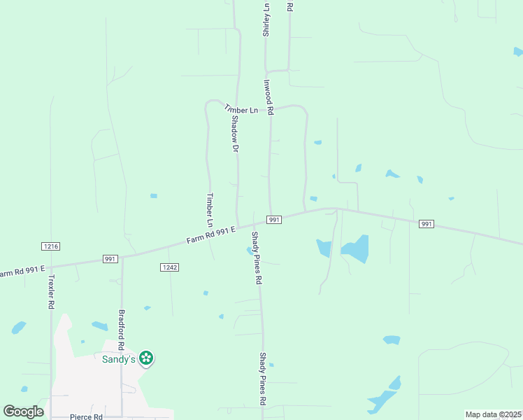 map of restaurants, bars, coffee shops, grocery stores, and more near 1 Inwood Road in Texarkana