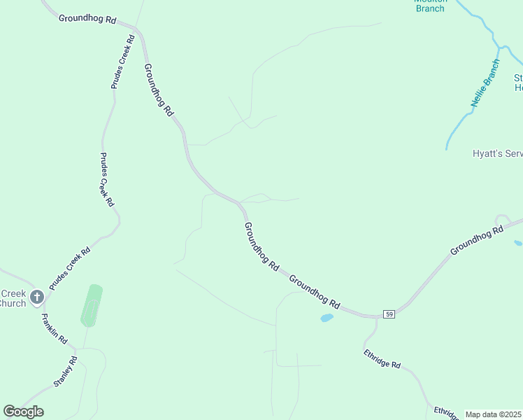 map of restaurants, bars, coffee shops, grocery stores, and more near 17788-18000 Groundhog Road in Adger