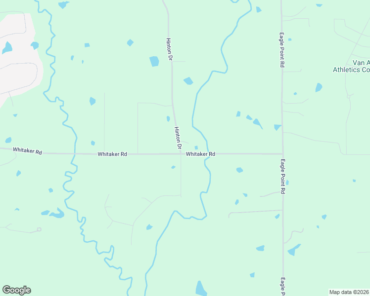 map of restaurants, bars, coffee shops, grocery stores, and more near 44 Hinton Drive in Van Alstyne