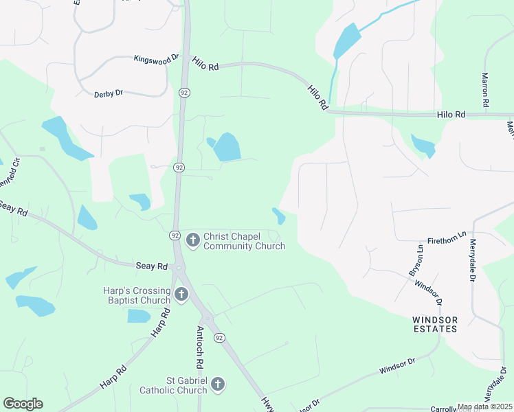 map of restaurants, bars, coffee shops, grocery stores, and more near 150 Melody Lane in Fayetteville