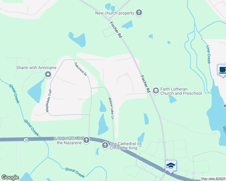 map of restaurants, bars, coffee shops, grocery stores, and more near 159 Braves Crossing Court in Sharpsburg