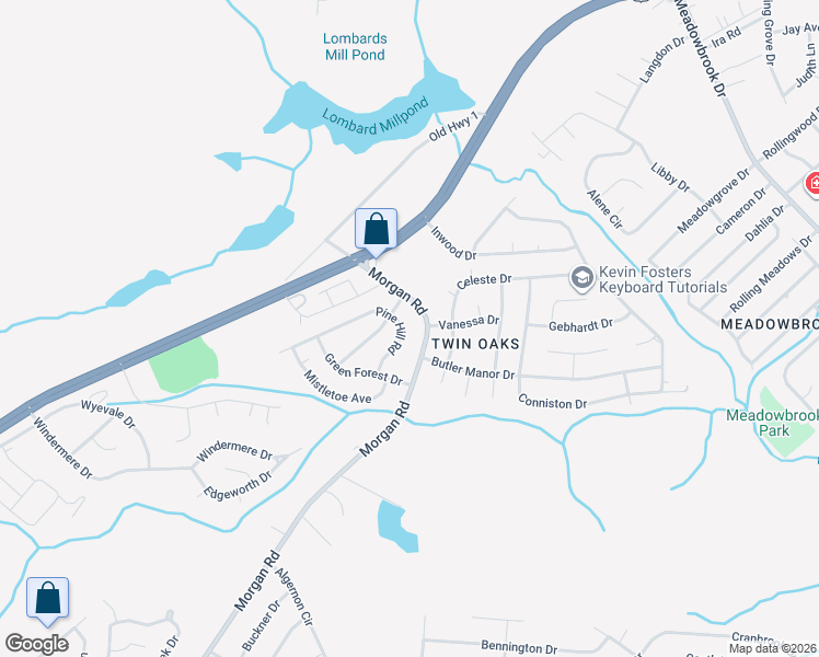 map of restaurants, bars, coffee shops, grocery stores, and more near 3419 Morgan Road in Hephzibah