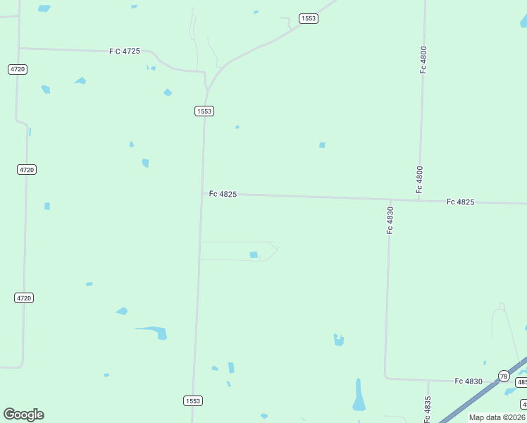 map of restaurants, bars, coffee shops, grocery stores, and more near 420 County Road 4825 in Leonard