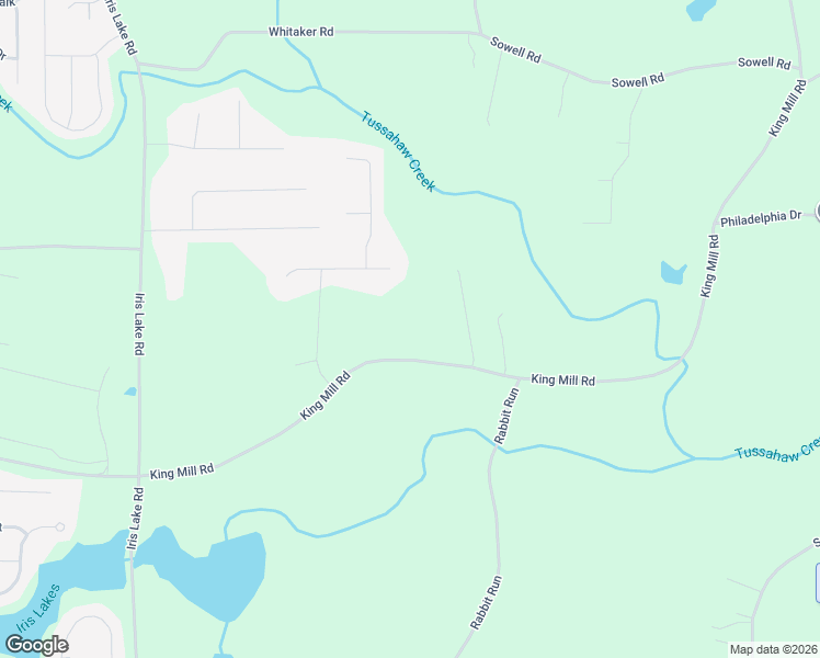 map of restaurants, bars, coffee shops, grocery stores, and more near 931 King Mill Road in McDonough