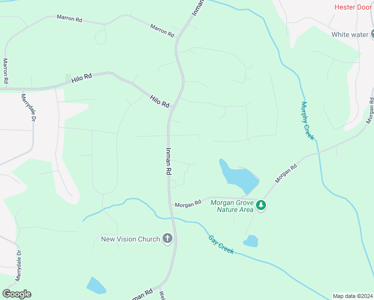 map of restaurants, bars, coffee shops, grocery stores, and more near 380 Inman Road in Fayetteville