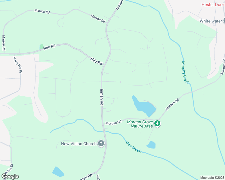 map of restaurants, bars, coffee shops, grocery stores, and more near 380 Inman Road in Fayetteville