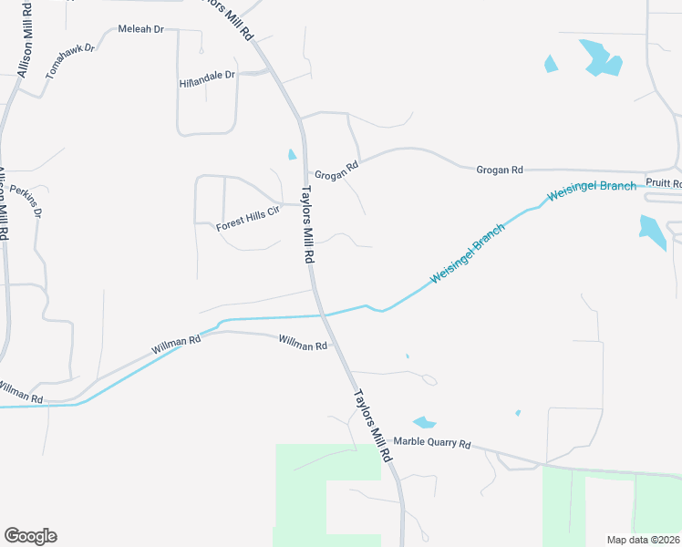 map of restaurants, bars, coffee shops, grocery stores, and more near 2101 Taylors Mill Road in Talladega