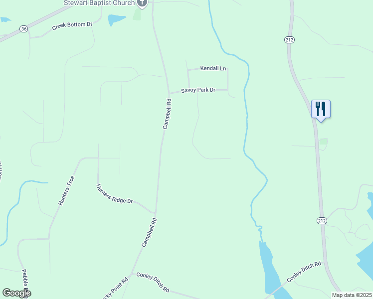 map of restaurants, bars, coffee shops, grocery stores, and more near 130 Eryn Terrace in Covington