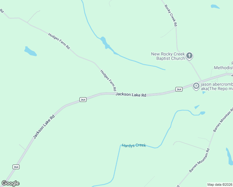 map of restaurants, bars, coffee shops, grocery stores, and more near 1615 Jackson Lake Road in Monticello