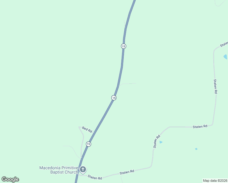 map of restaurants, bars, coffee shops, grocery stores, and more near 15540 Mississippi 15 in Ackerman