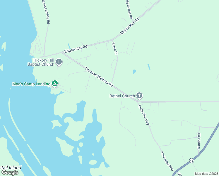 map of restaurants, bars, coffee shops, grocery stores, and more near 1111 Thomas Walters Road in Pineville