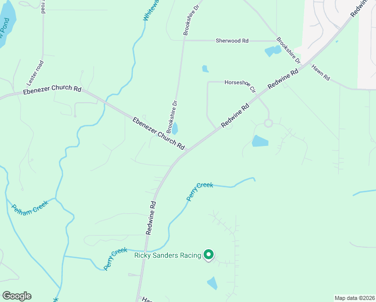 map of restaurants, bars, coffee shops, grocery stores, and more near 1318 Redwine Road in Fayetteville