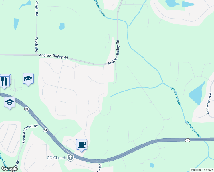 map of restaurants, bars, coffee shops, grocery stores, and more near 60 Pemberton Place in Sharpsburg
