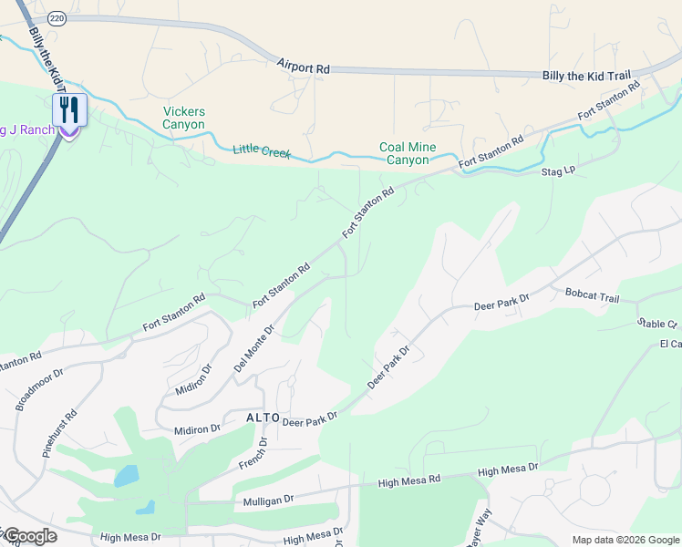 map of restaurants, bars, coffee shops, grocery stores, and more near Alto Rd in Lincoln