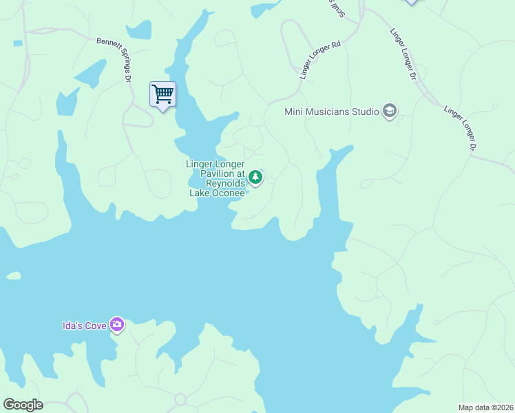map of restaurants, bars, coffee shops, grocery stores, and more near 3321 Linger Longer Road in Greensboro
