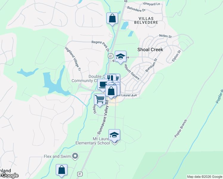 map of restaurants, bars, coffee shops, grocery stores, and more near 5 Mount Laurel Avenue in Birmingham