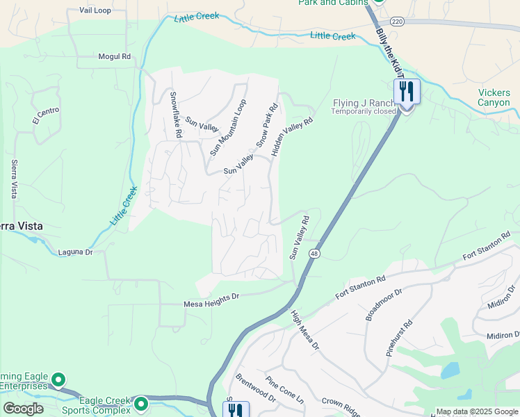map of restaurants, bars, coffee shops, grocery stores, and more near 131 Winter Park Road in Lincoln County