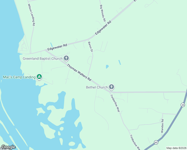 map of restaurants, bars, coffee shops, grocery stores, and more near 110 Baron Drive in Pineville