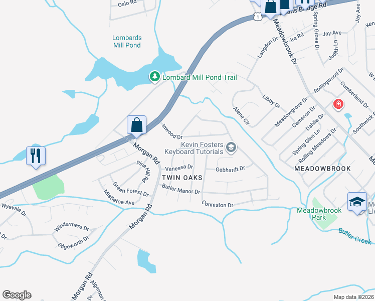map of restaurants, bars, coffee shops, grocery stores, and more near 2928 Celeste Drive in Hephzibah