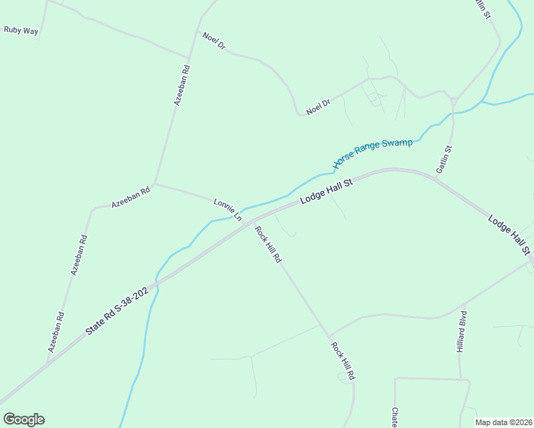 map of restaurants, bars, coffee shops, grocery stores, and more near State Road S-38-202 in Vance