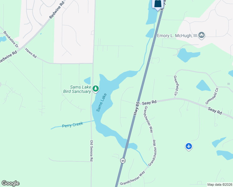 map of restaurants, bars, coffee shops, grocery stores, and more near 170 Perry Creek Drive in Fayetteville