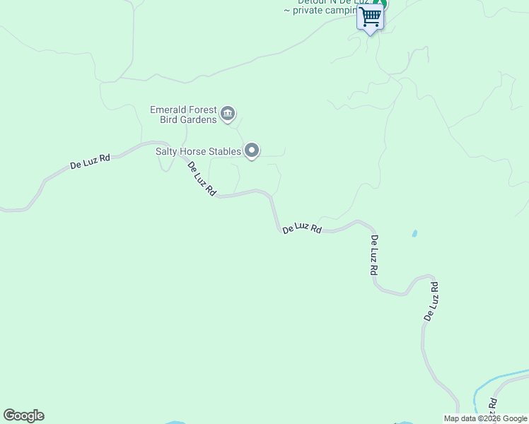 map of restaurants, bars, coffee shops, grocery stores, and more near 38064 De Luz Road in Fallbrook