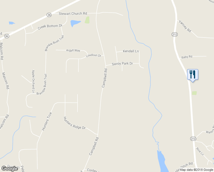 map of restaurants, bars, coffee shops, grocery stores, and more near 489 Campbell Road in Covington